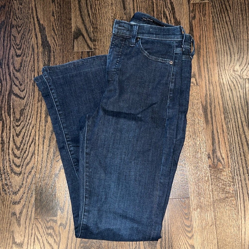 Dark denim flare jeans